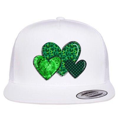 St Patricks Day Festive Heart Flatbill Hat