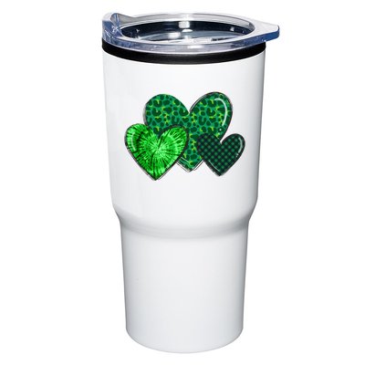 St Patricks Day Festive Heart Tumbler