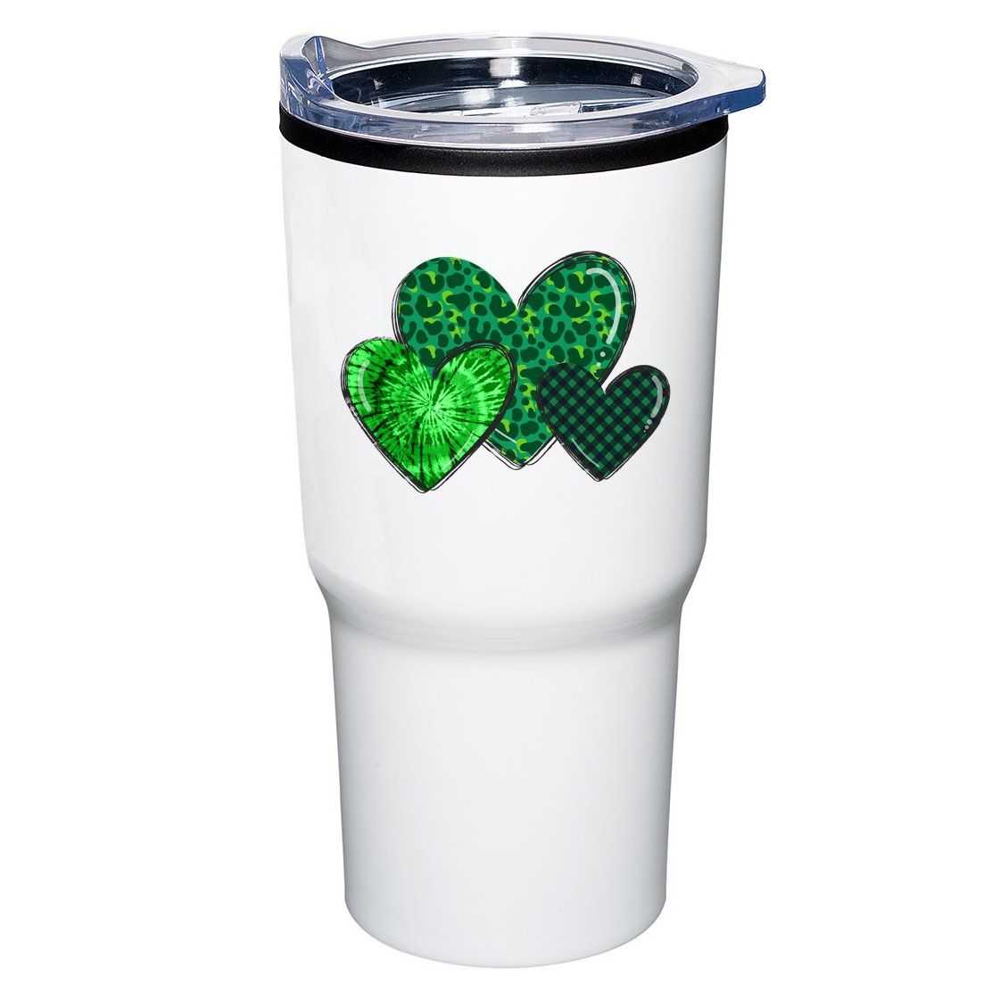 St Patricks Day Festive Heart Tumbler