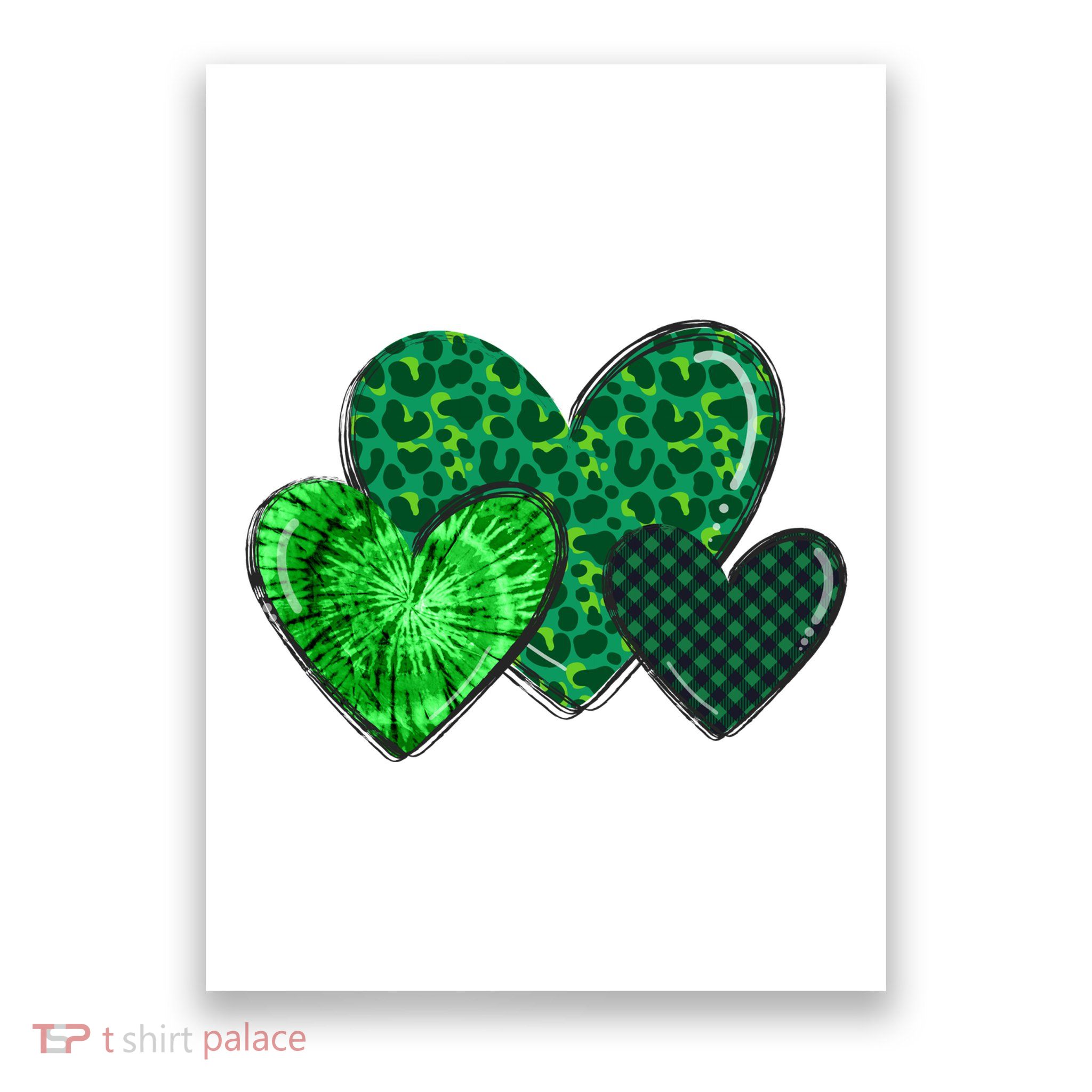 St Patricks Day Festive Heart Poster