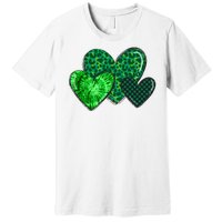 St Patricks Day Festive Heart Premium T-Shirt