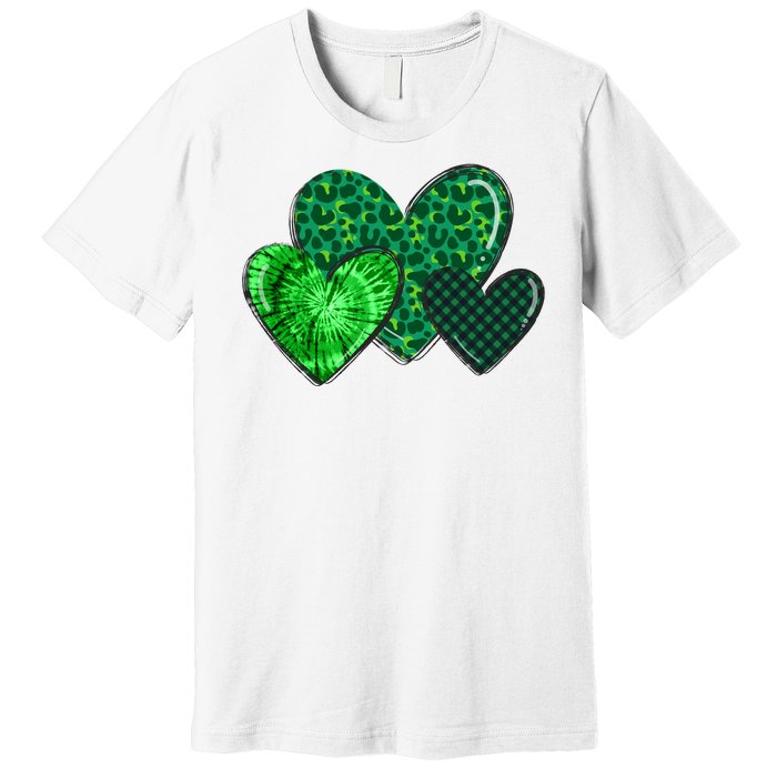 St Patricks Day Festive Heart Premium T-Shirt