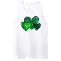 St Patricks Day Festive Heart PosiCharge Competitor Tank