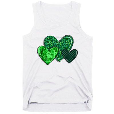 St Patricks Day Festive Heart Tank Top