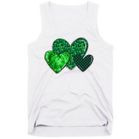 St Patricks Day Festive Heart Tank Top