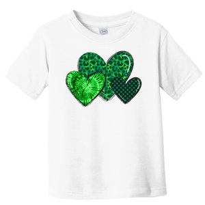 St Patricks Day Festive Heart Toddler T-Shirt