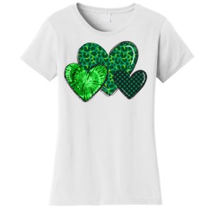 St Patricks Day Festive Heart Women's T-Shirt