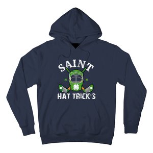 Saint PatrickS Day Ice Hockey Player Stick Mask Gift Hoodie