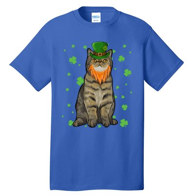 St Patricks Day Exotic Shorthair Cat Shamrock Gift Tall T-Shirt