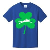 St Patrick's Day Swimming Cute Gift And Adults Gift Kids T-Shirt