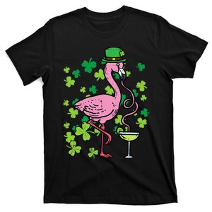 St Patricks Day Irish Flamingo Saint Pattys Paddys Wo T-Shirt