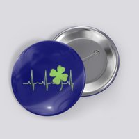 St Patricks Day Cute Gift Irish Heartbeat Hooded Gift Button