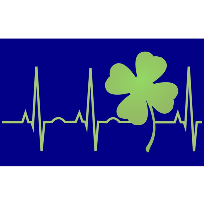 St Patricks Day Cute Gift Irish Heartbeat Hooded Gift Bumper Sticker