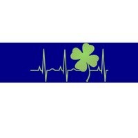 St Patricks Day Cute Gift Irish Heartbeat Hooded Gift Bumper Sticker