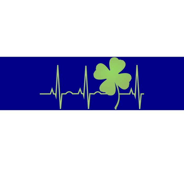 St Patricks Day Cute Gift Irish Heartbeat Hooded Gift Bumper Sticker