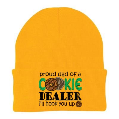 Scout Proud Dad Of A Cookie Dealer Troop Leader Knit Cap Winter Beanie