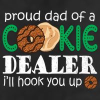 Scout Proud Dad Of A Cookie Dealer Troop Leader Cool Comfort Performance Bucket Hat