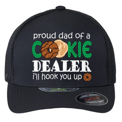 Scout Proud Dad Of A Cookie Dealer Troop Leader Flexfit Unipanel Trucker Cap