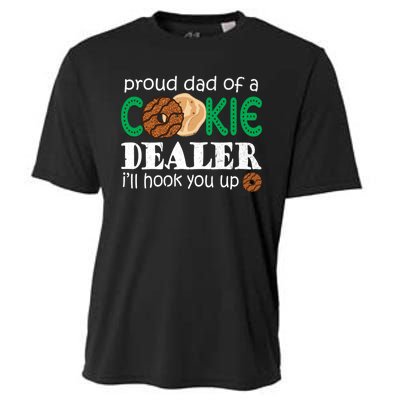 Scout Proud Dad Of A Cookie Dealer Troop Leader Cooling Performance Crew T-Shirt