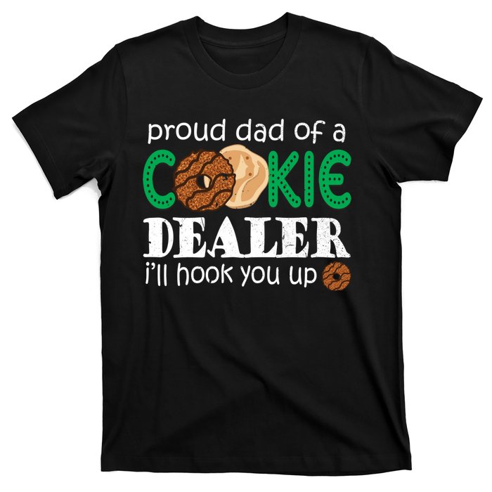 Scout Proud Dad Of A Cookie Dealer Troop Leader T-Shirt