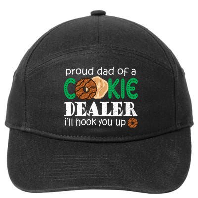 Scout Proud Dad Of A Cookie Dealer Troop Leader 7-Panel Snapback Hat