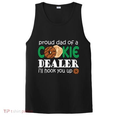 Scout Proud Dad Of A Cookie Dealer Troop Leader PosiCharge Competitor Tank