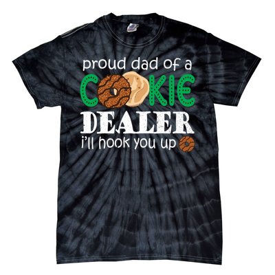 Scout Proud Dad Of A Cookie Dealer Troop Leader Tie-Dye T-Shirt