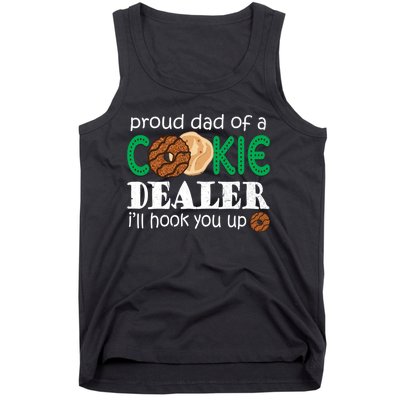 Scout Proud Dad Of A Cookie Dealer Troop Leader Tank Top