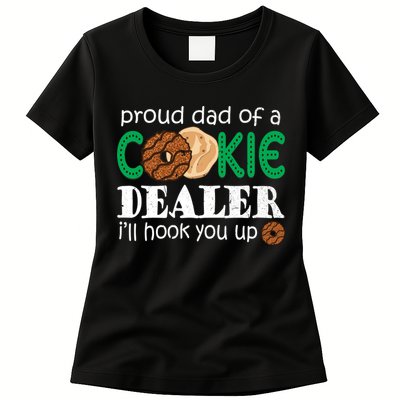Scout Proud Dad Of A Cookie Dealer Troop Leader Womens T-Shirt