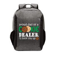 Scout Proud Dad Of A Cookie Dealer Troop Leader Vector Backpack