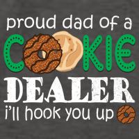 Scout Proud Dad Of A Cookie Dealer Troop Leader Vector Backpack