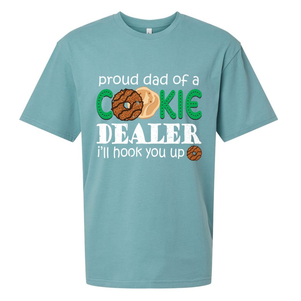 Scout Proud Dad Of A Cookie Dealer Troop Leader Sueded Cloud Jersey T-Shirt