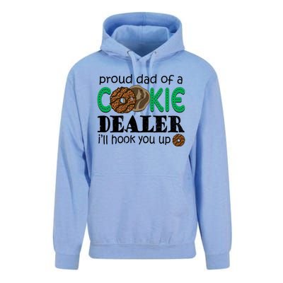 Scout Proud Dad Of A Cookie Dealer Troop Leader Unisex Surf Hoodie