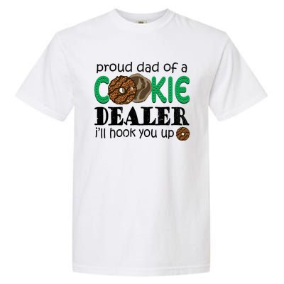 Scout Proud Dad Of A Cookie Dealer Troop Leader Garment-Dyed Heavyweight T-Shirt