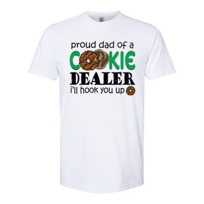 Scout Proud Dad Of A Cookie Dealer Troop Leader Softstyle CVC T-Shirt