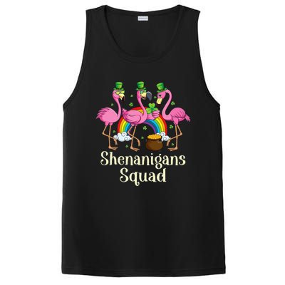 St Patrick's Day Shenanigan Squad Leprechaun Irish Flamingo PosiCharge Competitor Tank