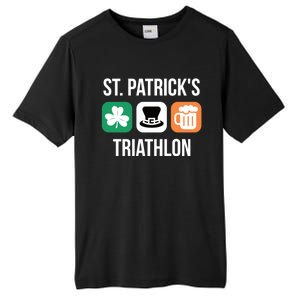 St Patrick's Day Gift Irish Triathlon Ing Gift Tall Fusion ChromaSoft Performance T-Shirt