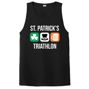 St Patrick's Day Gift Irish Triathlon Ing Gift PosiCharge Competitor Tank