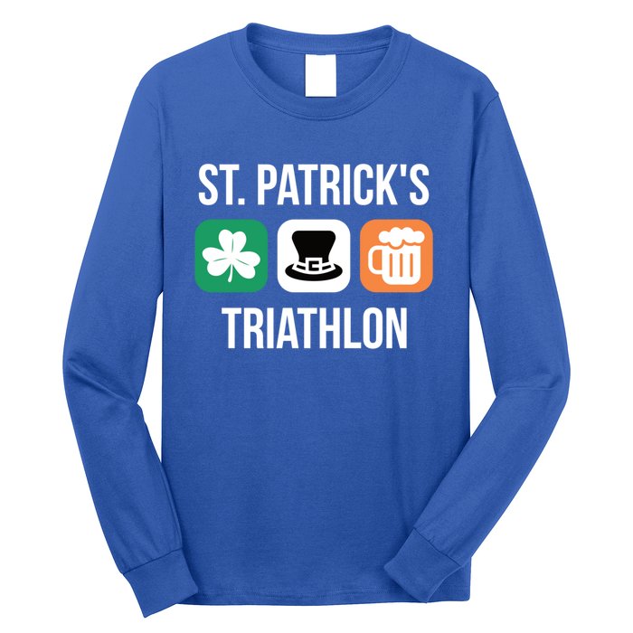 St Patrick's Day Gift Irish Triathlon Ing Gift Long Sleeve Shirt