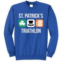 St Patrick's Day Gift Irish Triathlon Ing Gift Sweatshirt