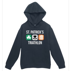 St Patrick's Day Gift Irish Triathlon Ing Gift Urban Pullover Hoodie