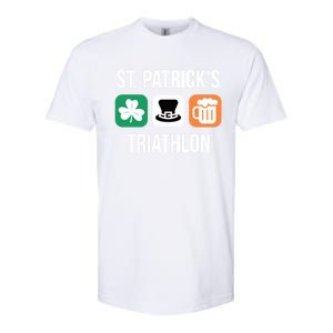 St Patrick's Day Gift Irish Triathlon Ing Gift Softstyle CVC T-Shirt