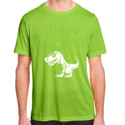 St Patricks Day Shirts Happy St Pat Trex Day Dino Gift Adult ChromaSoft Performance T-Shirt