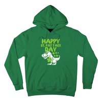 St Patricks Day Shirts Happy St Pat Trex Day Dino Gift Hoodie