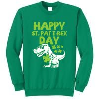 St Patricks Day Shirts Happy St Pat Trex Day Dino Gift Sweatshirt