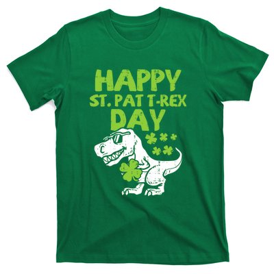 St Patricks Day Shirts Happy St Pat Trex Day Dino Gift T-Shirt