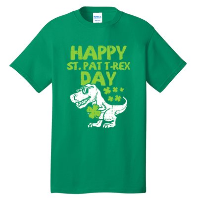 St Patricks Day Shirts Happy St Pat Trex Day Dino Gift Tall T-Shirt