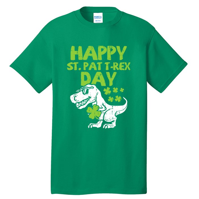 St Patricks Day Shirts Happy St Pat Trex Day Dino Gift Tall T-Shirt