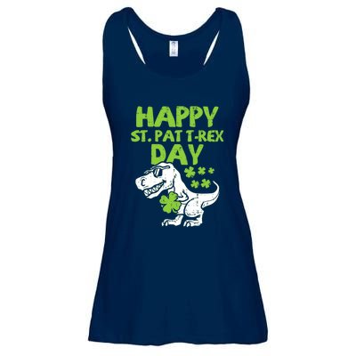 St Patricks Day Shirts Happy St Pat Trex Day Dino Gift Ladies Essential Flowy Tank