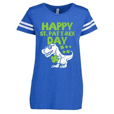 St Patricks Day Shirts Happy St Pat Trex Day Dino Gift Enza Ladies Jersey Football T-Shirt